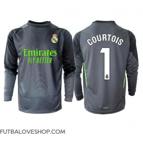 Dres Real Madrid Thibaut Courtois #1 Brankarsky Tretina 2025-26 Dlhy Rukáv